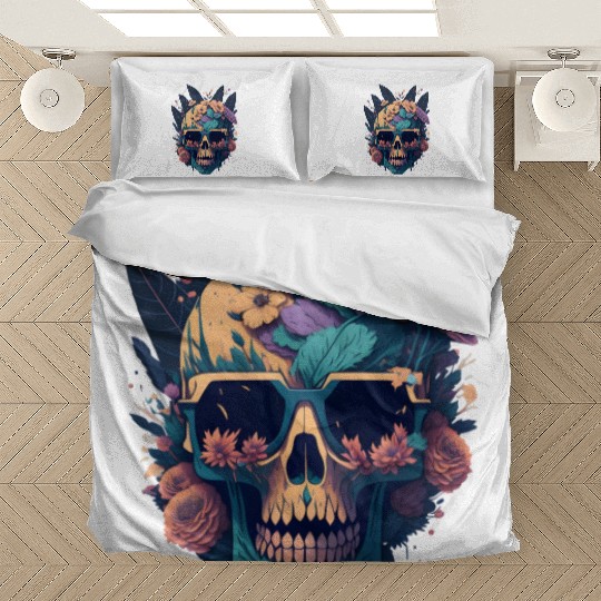 Floral Skull | C18 Bedding Sets