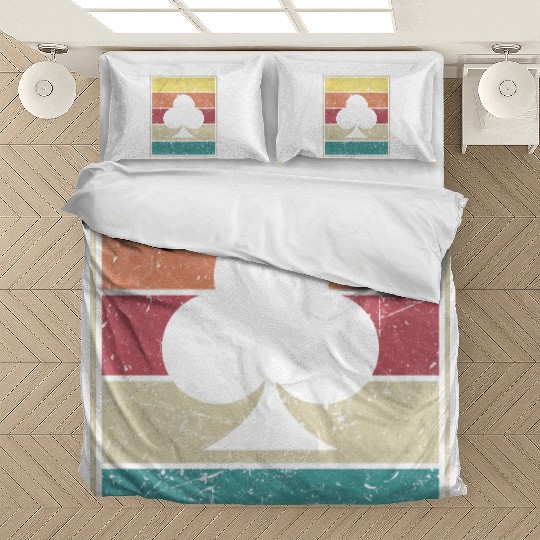 Clubs Playing Card Poker Symbol Bedding Sets