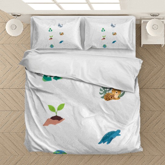 Save Recycle Recue Plant Clean Care Bedding Sets