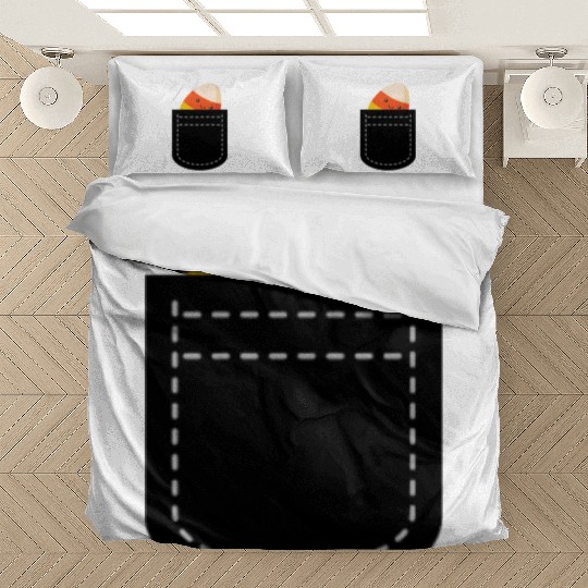 Cool Candy Corn For Men Women Pocket Candy Corn Bedding Sets