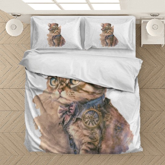 Steampunk Cat Bedding Sets