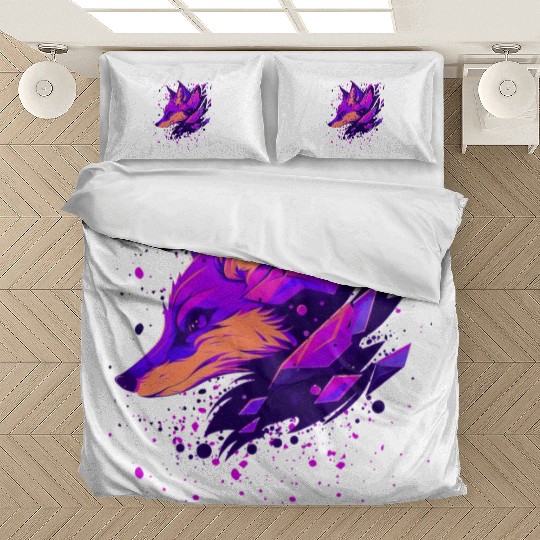 Vibrant Fantasy Fox Bedding Sets