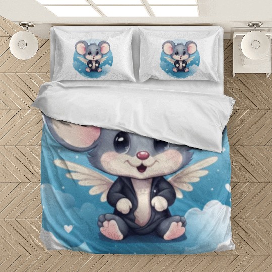 Mouse Angel Wings Rat Bedding Sets