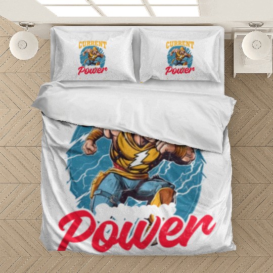 Lineman Pole Keeper Of Current Bringer Of Power Bedding Sets