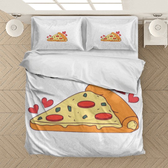 Pizza the only love triangle I want Bedding Sets