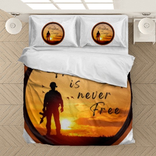 Freedom is Never Free, Veterans Bedding Sets