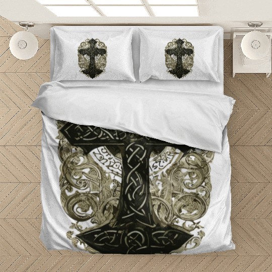 tree celtic cross Bedding Sets