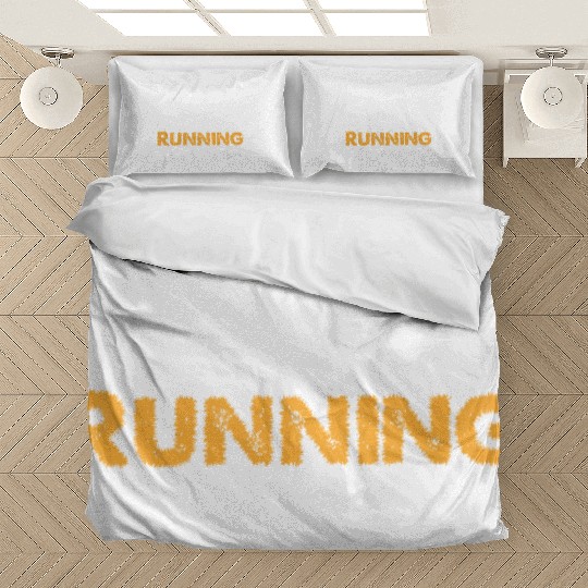 Mens I Hate Running Bedding Sets Funny Sarcastic