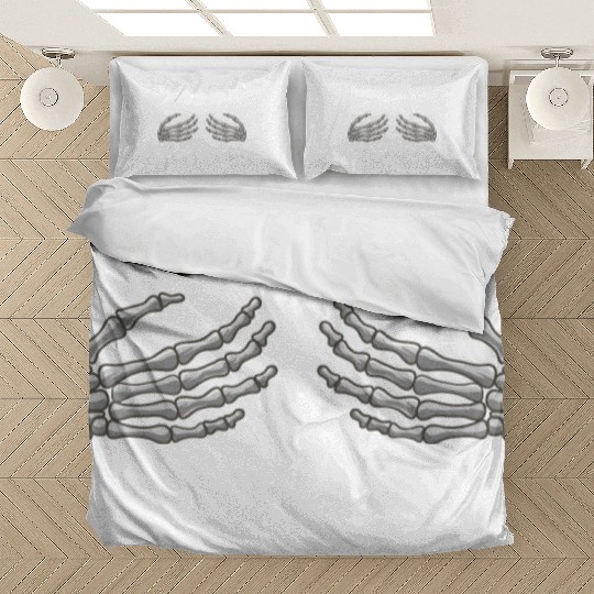 Halloween Skeleton Hands Bedding Sets