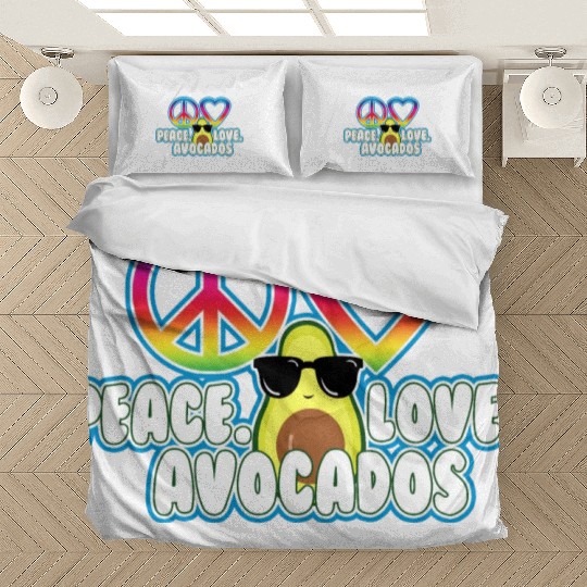 PEACE LOVE AVOCADO Bedding Sets