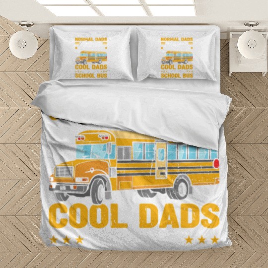 Bus Driver Dad School Bus Bedding Sets