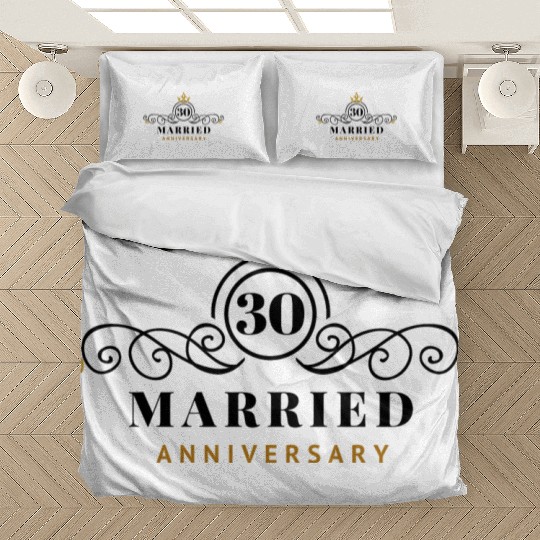 30th Wedding Anniversary Bedding Sets