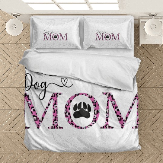 Dog Mom Bright Green Bedding Sets