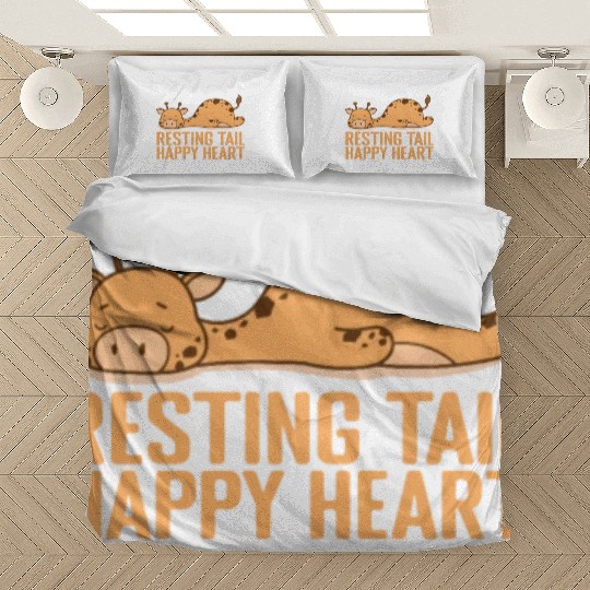 Resting Tail, Happy Heart Pajamas Pyjamas Bedding Sets