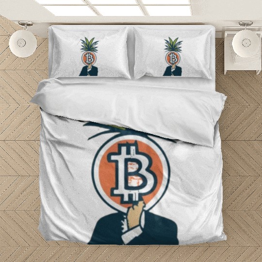Bitcoin Head Meme Bedding Sets