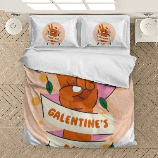 Be My Galentine. Galentine's Day Bedding Sets