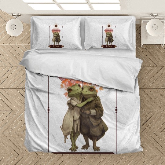 "The Lovers" Frog Tarot Card Bedding Sets