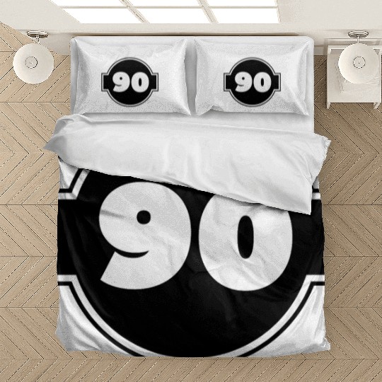 90th Birthday, Celebration, Anniversary / Ninety! Bedding Sets