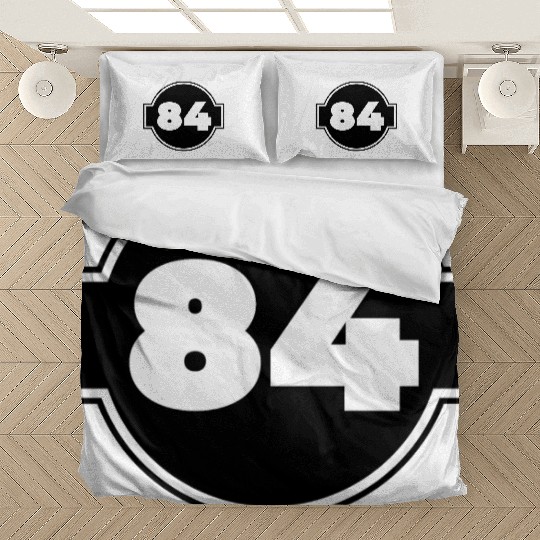 Congratulations 84 Years Old - Number Eighty-Four Bedding Sets