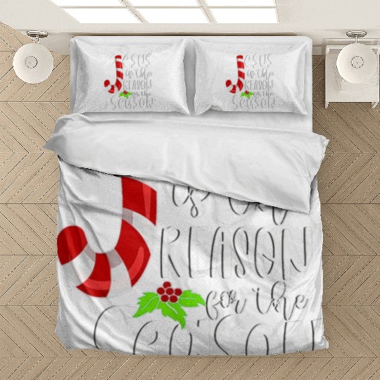 Jesus Is The Reason For The Season Christian Bedding Sets