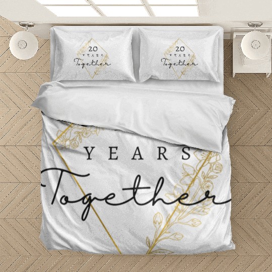 Congratulations 20 Years Together / Twenty Bedding Sets