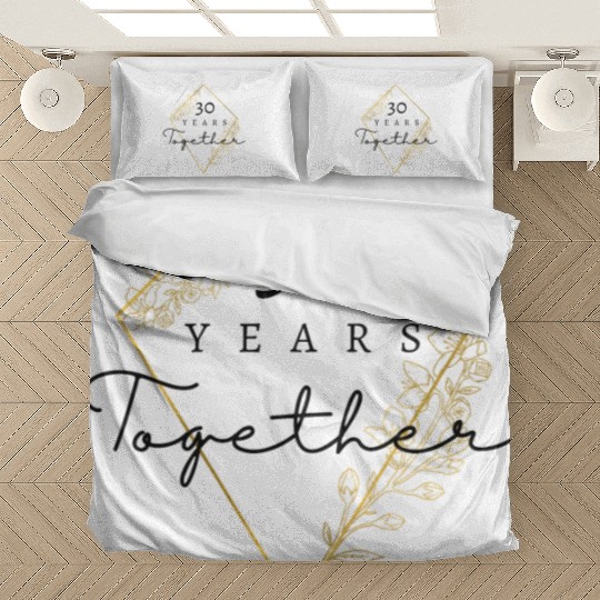 30 Years Together / Thirty Anniversary Bedding Sets