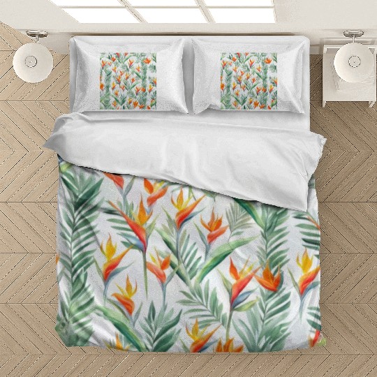 Retro Heliconia Bedding Sets