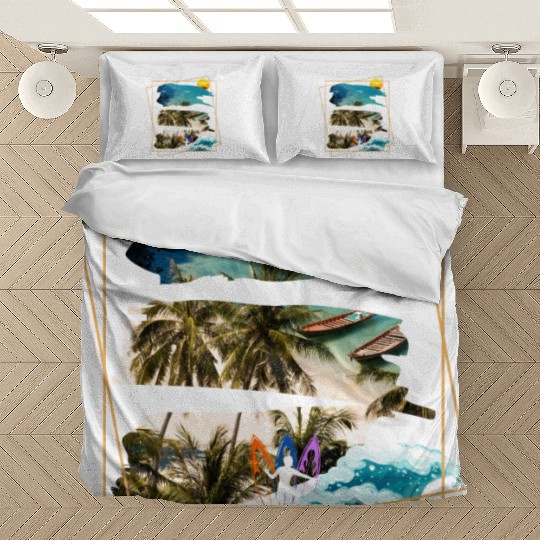 West Coast Los Angeles California Beach Bedding Sets
