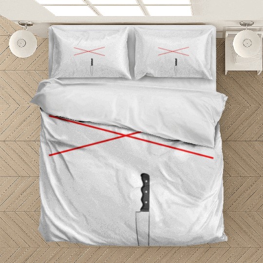I Love My Wife Knife Bedding Sets