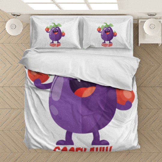 Eggplant Tomato Party Goofy Ahh Bedding Sets