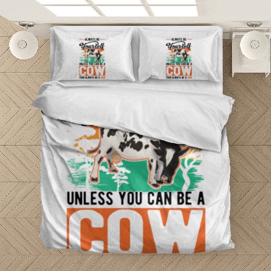 Cow Gift Farmer Cattle Breeder Cows Bedding Sets