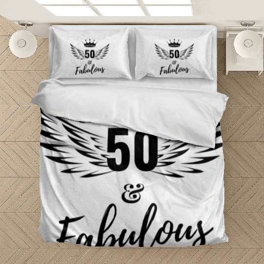Fabulous 50th Birthday - Fifty Years Today Bedding Sets