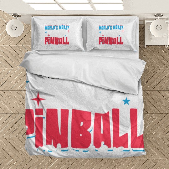 World s Worst Pinball Player Bedding Sets