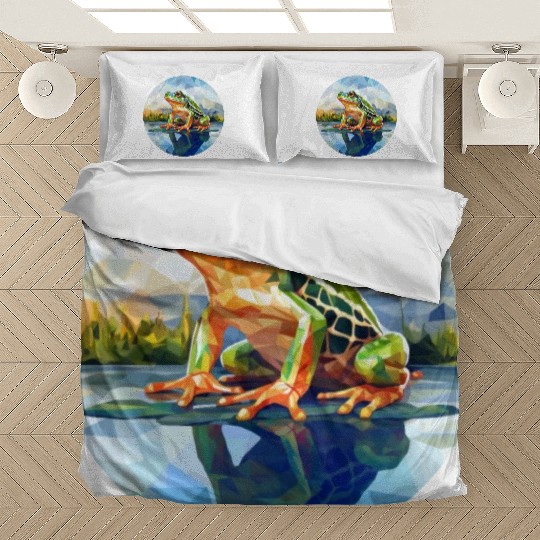 Polygonal frog in the rpound Bedding Sets