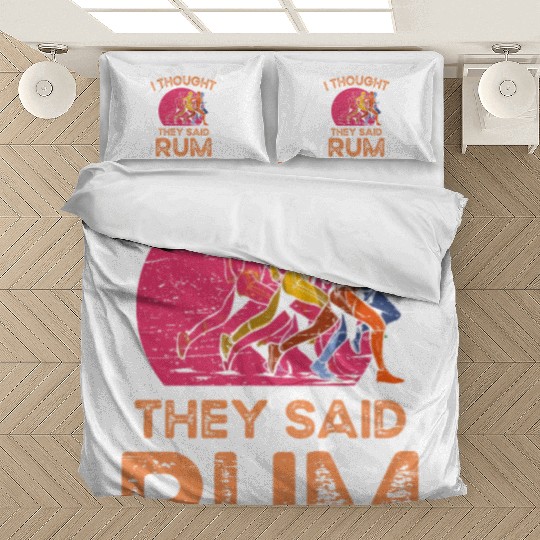 I Thought They Said Rum Athletic Athlete Bedding Sets