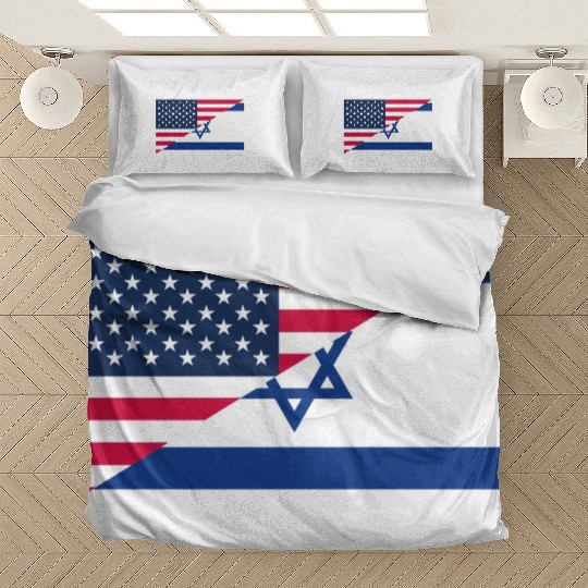 Israel USA flag flags Bedding Sets