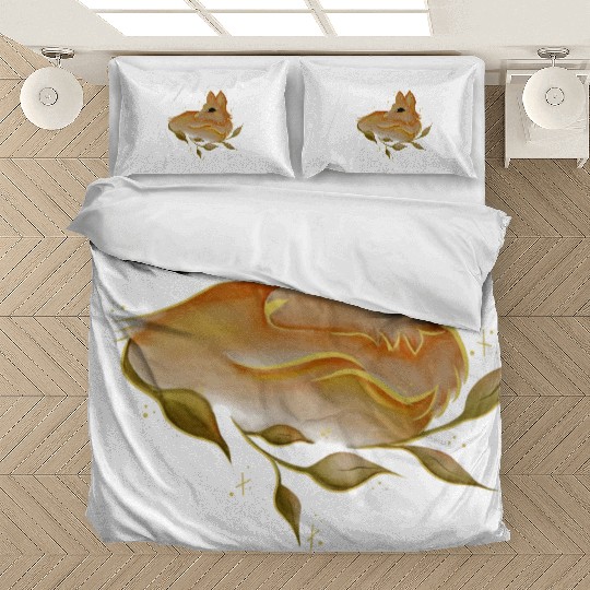 autumn fox light with dark eye Bedding Sets