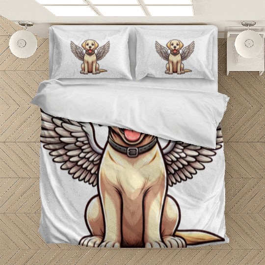 Labrador Retriever Comic Angel Bedding Sets