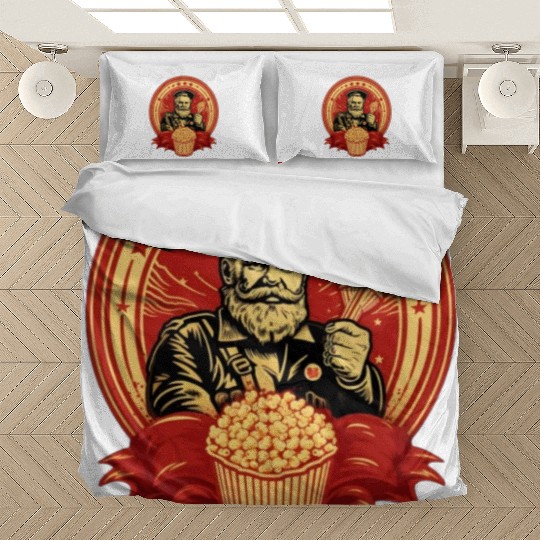 Popcorn Communist Propaganda #1 Bedding Sets
