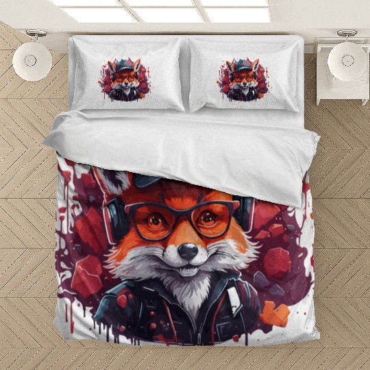 wolf animal art I cool cute wolf Bedding Sets