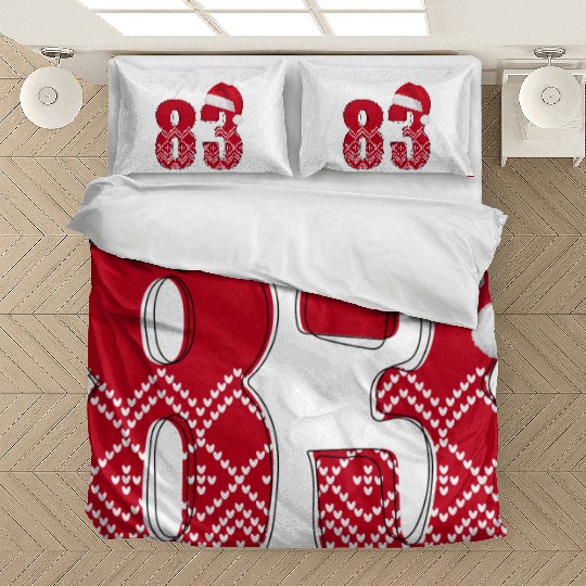 Number 83 - Happy Christmas Eighty Three Bedding Sets