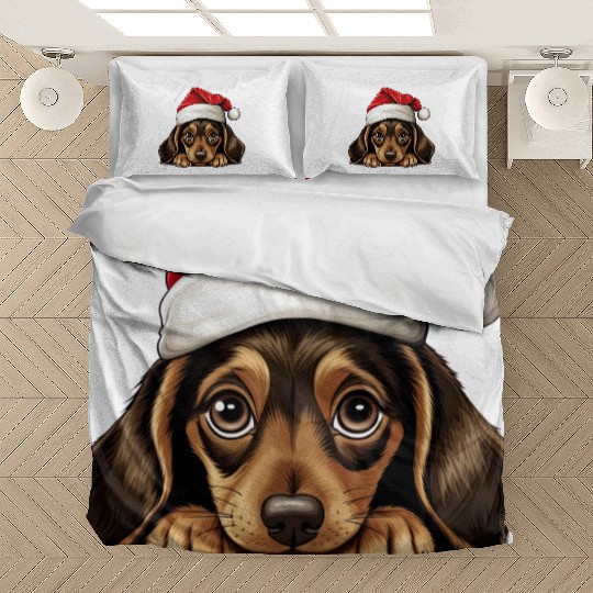 Dachshund Christmas Dog Bedding Sets