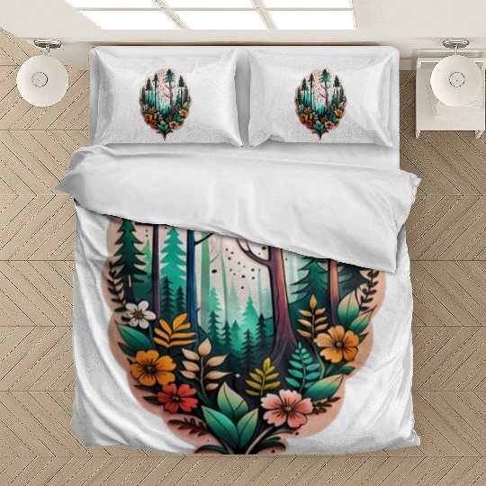 nature on skin Bedding Sets