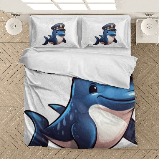 Police whale Bedding Sets