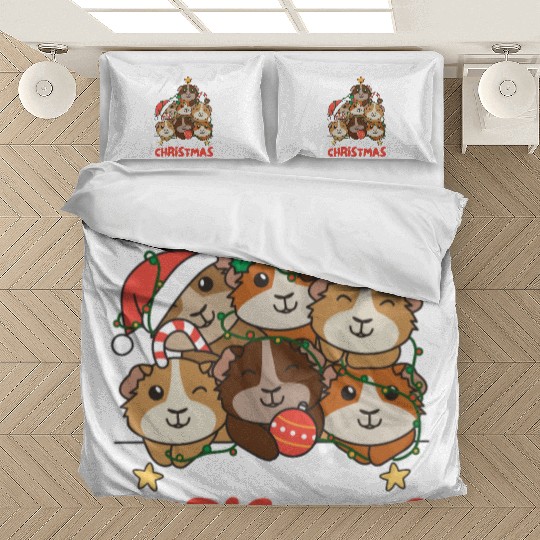 Guinea Pig Christmas Tree Merry Christmas Bedding Sets