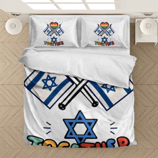 LGBTQ community STANDS WITH ISRAEL Bedding Sets