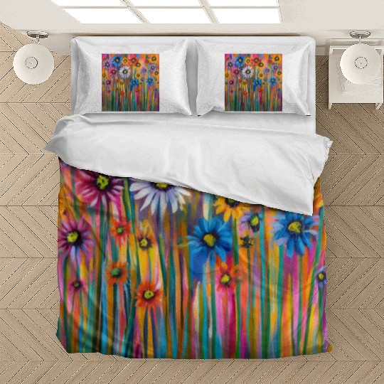 Wildflowers graffiti Bedding Sets
