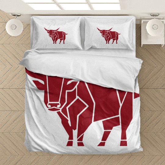 Courageous Bull Heart Bedding Sets