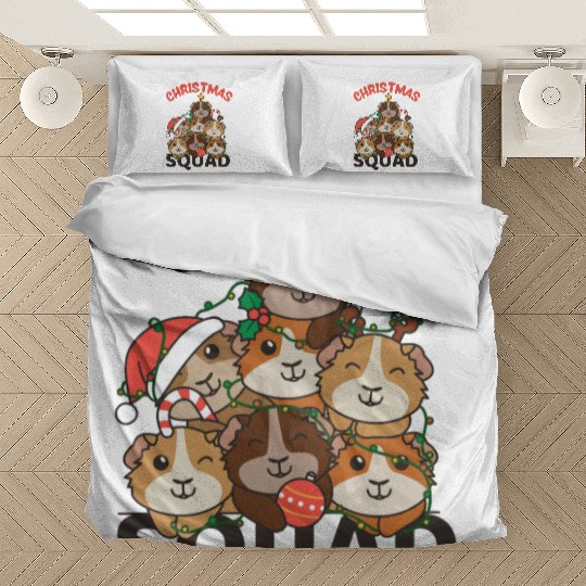 Guinea Pig Christmas Tree Christmas Squad Bedding Sets