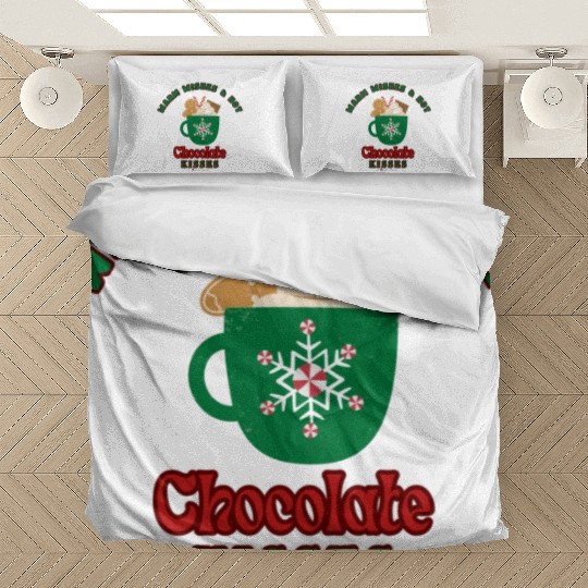 Warm Wishes & Hot Chocolate Kisses Greetings Bedding Sets